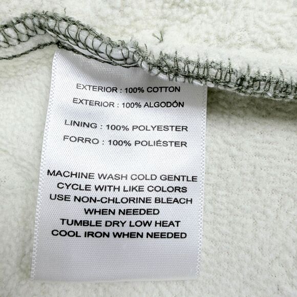 Hang Ten Womens XXL 2X Fleece Shacket Khaki Green Warm Soft Sherpa Collar - Picture 7 of 9